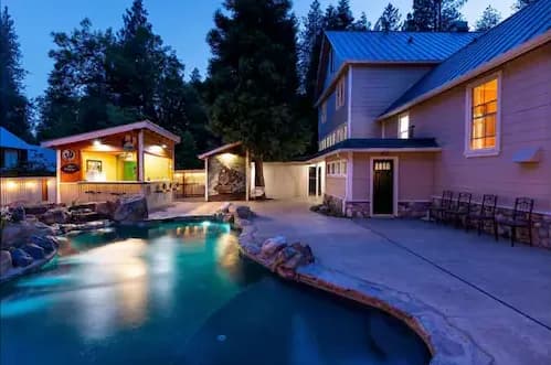 Pool — evening ambiance
