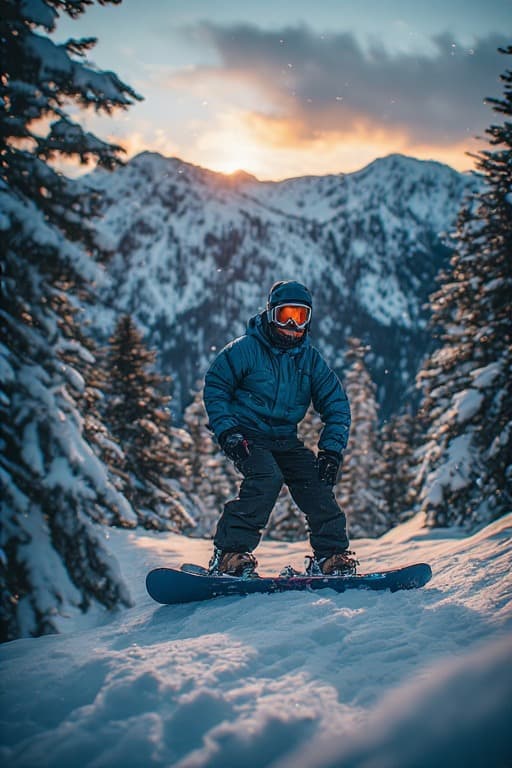 Skiing in the Sierra Nevada